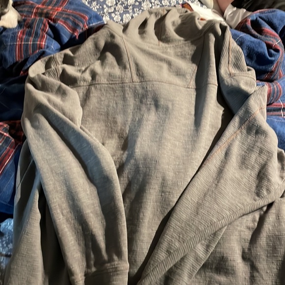 XXL Eddie Bauer Light Gray Hoodie - Picture 6 of 8
